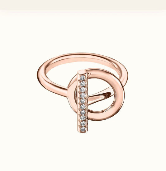 Rose Gold Diamond Ring